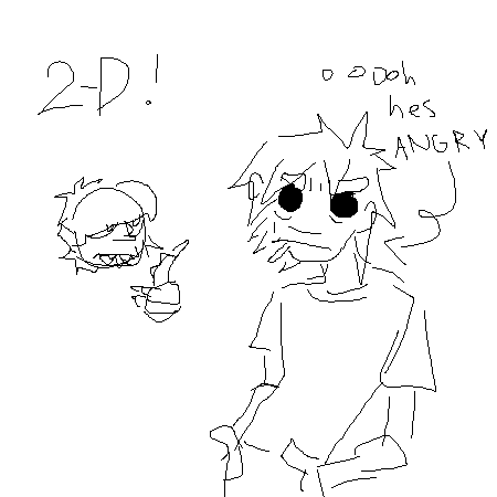 2-D is angry and I like it by I'm back and I'm suffering